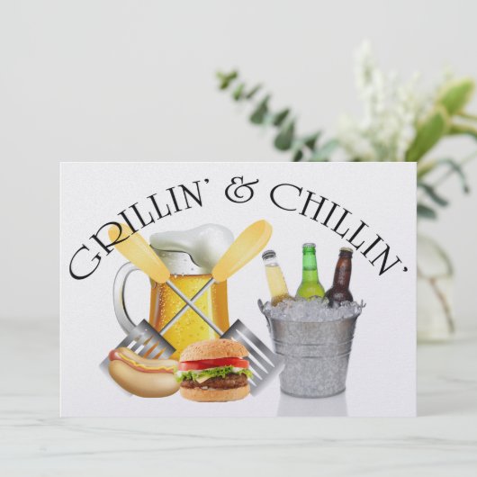 Invitation Grillin' et Chillin' (Debout devant)