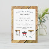 Invitation Grilling & Fixin Couples Wedding Shower II (Debout devant)