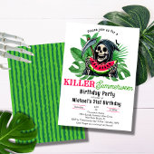 Invitation Grim Reaper Watermelon Summerween fête d'anniversa