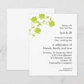 Invitation Grimpe Haut (citron vert) 4.25x5.5 (Devant / Derrière)