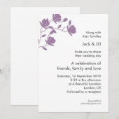 Invitation Grimpez Haut (violet) 5x7 (Devant / Derrière)