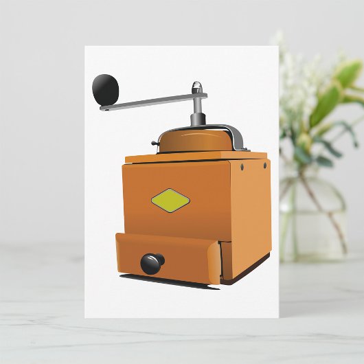 Invitation Grinder de café classique