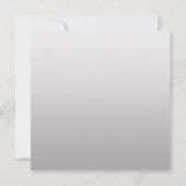 Invitation Gris Foxier Golden Bubble Mariage Fiançailles Ombr (Dos)