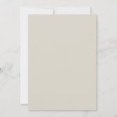 Invitation Gris jaune vintage doré blanc vierge (Dos)