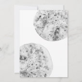 Invitation gris minimaliste | MARIAGE (Dos)