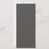 Invitation Gris Paint Swatch Nouvelle adresse (Dos)
