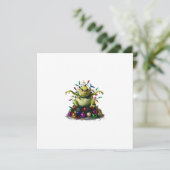 Invitation grognon vert (Debout devant)