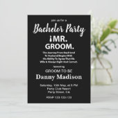Invitation Groom Bachelor Party (Debout devant)