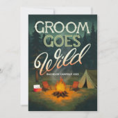 Invitation Groom Goes Wild Bachelor Party (Devant)