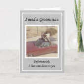 Invitation Groomsman (Devant)