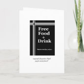 Invitation Groomsman - Drôle - Personnalisable (Dos)