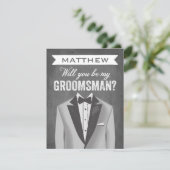 Invitation Groomsman | Groomsman (Debout devant)