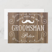 Invitation Groomsman| Groomsmen (Devant / Derrière)