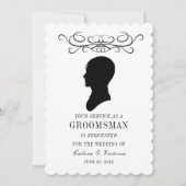 Invitation Groomsman victorien (Devant)