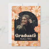 Invitation Groovy Graduation Announcement (Devant)