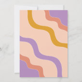 Invitation Groovy One Retro First Birthday Invite (Dos)