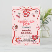 Invitation groovy pour une fête de la Saint-Valent (Debout devant)