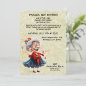 Invitation Gros Amis Senior Anniversaire (Debout devant)