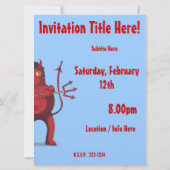 Invitation gros diable (Dos)