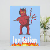 Invitation gros diable (Debout devant)