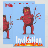 Invitation gros diable (Devant / Derrière)