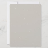 Invitation Gros Mariage d'hiver Greige Snowberry+Eucalyptus (Dos)