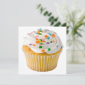 Invitation Grosse Cupcake populaire (Debout devant)