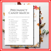 Invitation GROSSESSE CANDY MATCH Baby shower CITROUILLE de je