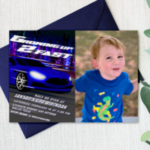 Invitation Grossissant Deux Rapides - Course