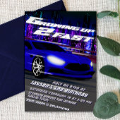 Invitation Grossissant Deux Rapides - Course