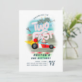 Invitation Grossissant jusqu'à jeûne 2e fête d'anniversaire (Debout devant)