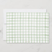 Invitation Grossiste Whimsical Rhyme Green 3e anniversaire (Dos)