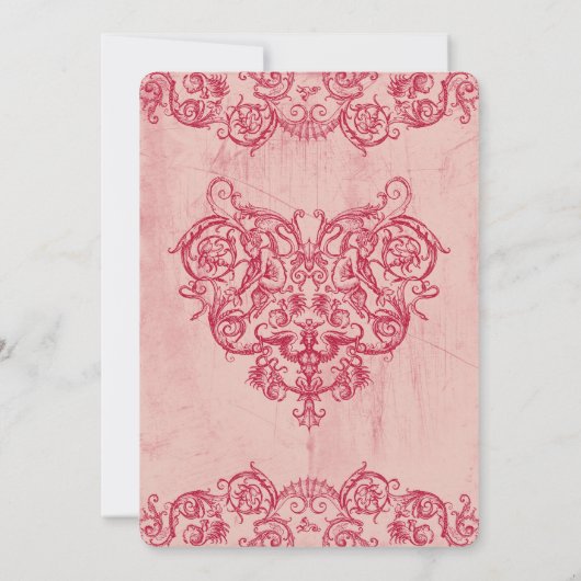 Invitation Grotesquerie Valentine (Dos)