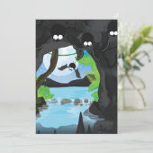 Invitation Grotte aux chauves-souris (Debout devant)