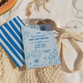 Invitation Grotte côtière Anniversaire de Whimsical