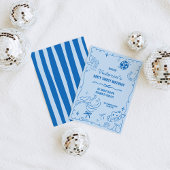 Invitation Grotte côtière Anniversaire de Whimsical