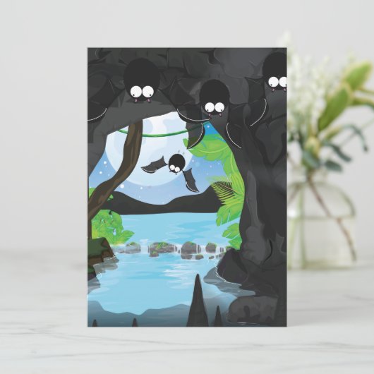 Invitation Grotte de chaume (Debout devant)