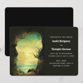 Invitation Grotte surplombant la mer Pittoresque Nature Maria (Devant / Derrière)