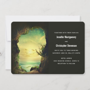 Invitation Grotte surplombant la mer Pittoresque Nature Maria