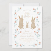 Invitation Grotte Whimsical Famille Couples mignons Baby show (Devant)