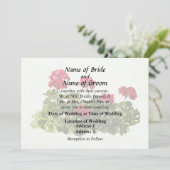 Invitation Group of Red Geraniums (Debout devant)