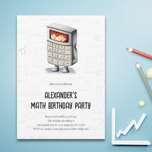 Invitation Groupe d'Anniversaires de enfants Motif de formule