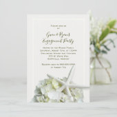 Invitation Groupe d'engagement Wedding shower blanc Starfish (Debout devant)