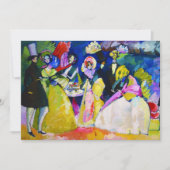 Invitation Groupe en Crinolines par Wassily Kandinsky (Devant)