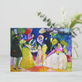 Invitation Groupe en Crinolines par Wassily Kandinsky (Debout devant)