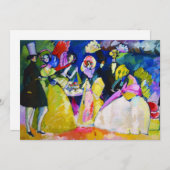 Invitation Groupe en Crinolines par Wassily Kandinsky (Devant / Derrière)