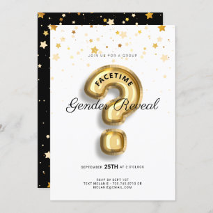 Invitation Groupe en ligne Vidéo Conversation Baby shower de 