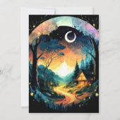 Invitation Grove Elegant Cottagecore Anniversaire (Dos)