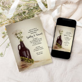 Invitation Growler, Hops et Daisies Brasserie Mariage Shower