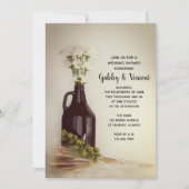 Invitation Growler, Hops et Daisies Brasserie Mariage Shower (Devant)